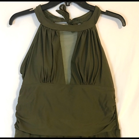 NWT Women’s One Piece Swim Dress Swimsuit- Large - Picture 3 of 12